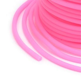 Gummislang - 3 mm rosa