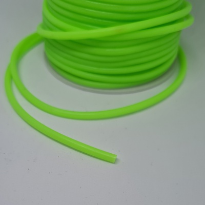 Gummislang - 3 mm Neongrön