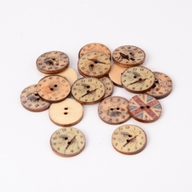 Vintageknappar - klockor